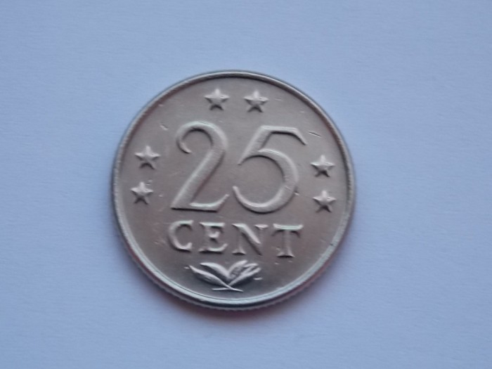 25 CENT 1970 ANTILELE OLANDEZE