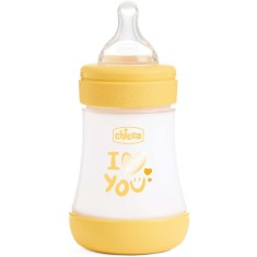 Biberon biofunctional anti-colici Chicco Perfect5 150ml, PP, tetina silicon, flux lent, unisex, 0luni+