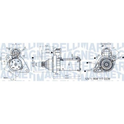 Electromotor Audi; Seat; Skoda; Vw, 1.4 TFSI, 1.0 TFSI, 1.2 TFSI, 1.8 TFSI, 1.8 TFSI quattro, 1.4 TSI, 1.2 TSI, 1.4, 1.6, 1.6 LPG, 1.0 TSI, 1.4 TSI R foto