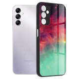 Husa telefon compatibila samsung galaxy a14 4g / a14 5g, tech glass, fiery ocean