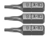 Set 3 Biti Torx 1/4'' T8X25Mm