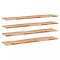 Rafturi suspendate 4 buc. 140x30x2cm lemn masiv acacia netratat