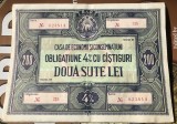 BNKRO01 Romania 200 lei RSR Obligatiune Tip 1 serie dreapta