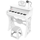 Cumpara ieftin Pian electronic pentru copii cu microfon, , Electronic Piano suport portativ,