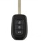 Carcasa cheie Topautochei&reg; pentruDacia Duster Sandero Logan Renault Clio Captur Laguna Scenic, 3 butoane