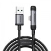 Cablu Date si Incarcare USB-A - Lightning Joyroom S-A56 EnjoyX Angled, 18W, 1.2m, Negru, Apple
