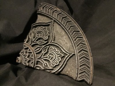 matrita / sablon din lemn pentru materiale textile model deosebit ! foto
