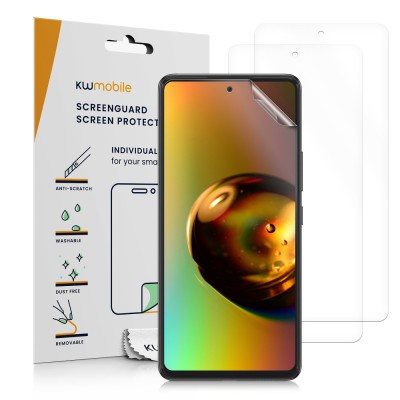 Set 3 folii de protectie Kwmobile pentru Samsung Galaxy A53 5G, Fata, Polimer, 57870.1 foto