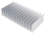 Radiator extrudat cu aripioare 80x165x35mm brut