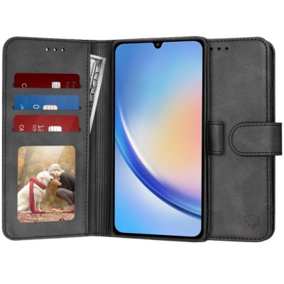 Husa pentru Samsung Galaxy A34 5G - Techsuit Diary Book - Black foto