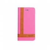Husa Flip Roz Apple iPhone 6/6S, FC Tee Astrum, Protectie Premium
