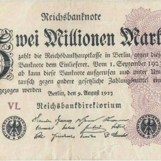 1923 (9 VIII), 2.000.000 mark (P-104a/1) - Germania