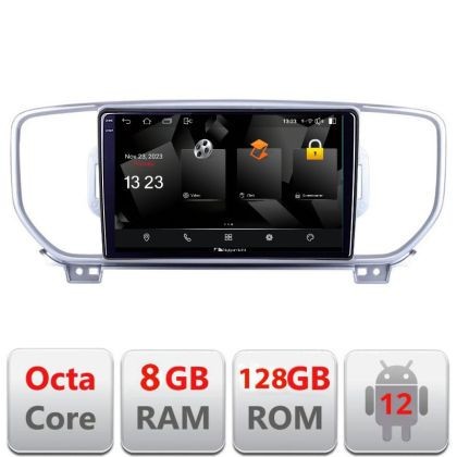 Navigatie Kia Sportage 2016-2018 5960Pro-567 Android Octa Core Qualcomm 2K Qled 8+128 DTS DSP 360 4G Optical CarStore Technology