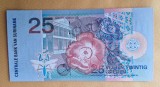 25 Gulden 2000 - Bancnota veche SURINAM, seria AZ501324 - stare foarte buna UNC