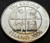 Cumpara ieftin Moneda 10 COROANE - ISLANDA, anul 2006 * cod 2093 = ERORI de BATERE, Europa