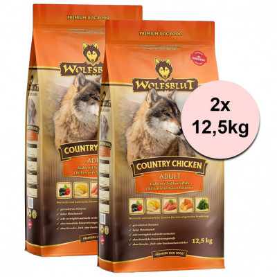 WOLFSBLUT Country Chicken 2 x 12,5 kg foto