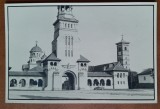 Carte postala, Alba Iulia, Catedrala Incoronarii, perioada interbelica