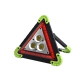 Triunghi multifunctional de avertizare, flippy, lanterna led, impermeabil ip65, 800 lm, 2 x aa, functie incarcare telefon, usb si micro usb, cob, verd
