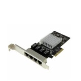 Placa de Retea Quad Port Startech ST4000SPEXI, 4 x Rj-45 10/100/1000Mbps