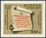 Cumpara ieftin Cipru 1968 - Drepturile Omului, colita neuzata