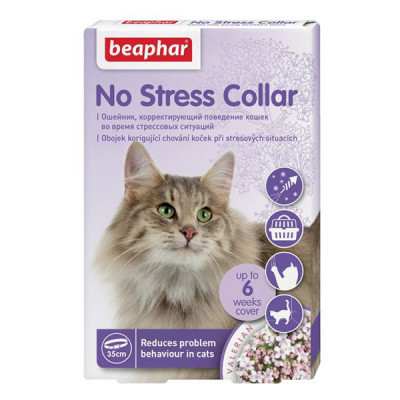 BEAPHAR No Stress Collar pentru pisici - 35cm foto