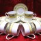 SET PORTELAN TIRSCHENREUTH BAVARIA MODEL BOUQUET CESTI CAFEA SI FARFURII