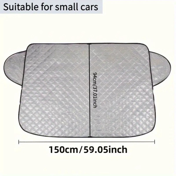 Parasolar Auto 150&times;94 cm &ndash; Protecție UV &amp; Rezistent Căldură/Zăpadă