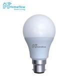 Cumpara ieftin Bec inteligent LED Wireless Homeflow B-5005, B22, 9W (60W), 806lm, dimabil, lumina calda/ rece, Control de pe telefonul mobil SmartElectro Intelligent