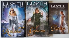 CERCUL SECRET , VOLUMELE I - III de L. J. SMITH , 2012 *VOLUMUL III ESTE BROSAT foto