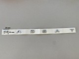 Emblema Passat Nichel 18mm Plastic, Banda Dublu Adeziva, VW Passat B6, Volkswagen, PASSAT (3C2) - [2005 - 2010]