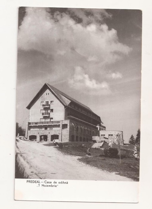 RF66 -Carte Postala- Predeal, Casa de odihna 7 Noiembrie, circulata 1961