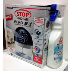 Dezumidificator si absorbant de umiditate Ceresit Aero 360 Bonus spray antimucegai foto