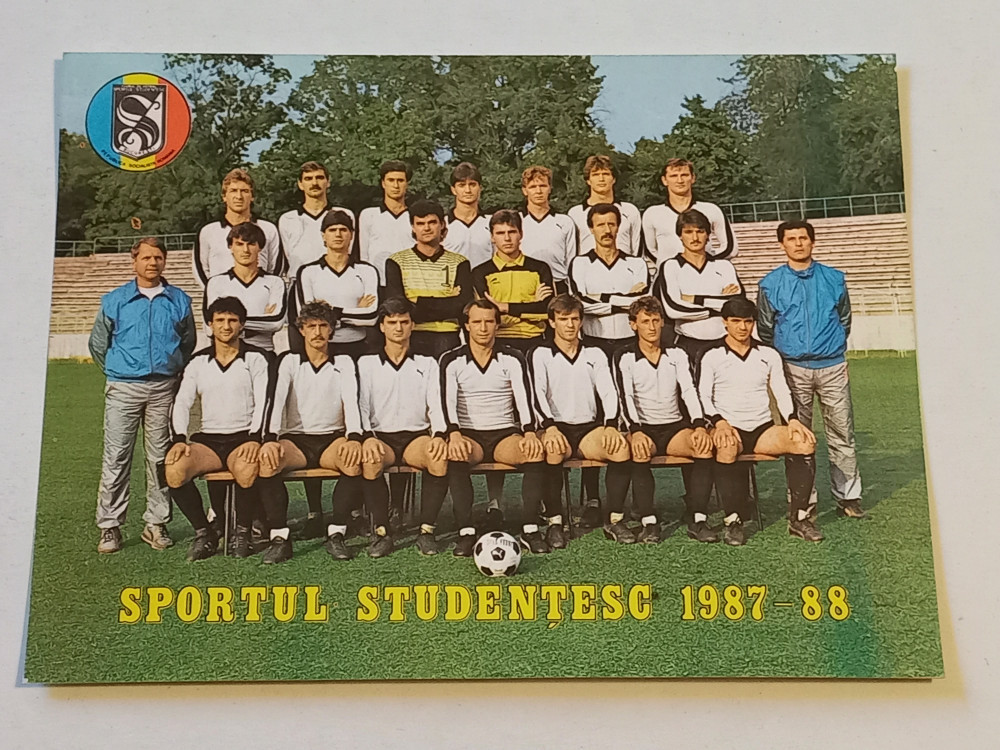 Foto fotbal - echipa SPORTUL Studentesc Bucuresti (sezonul 1987-1988) |  Okazii.ro