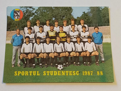 Foto fotbal - echipa SPORTUL Studentesc Bucuresti (sezonul 1987-1988) foto