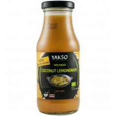 Sos bio pentru wok cocos si lemongrass, 240ml Yakso