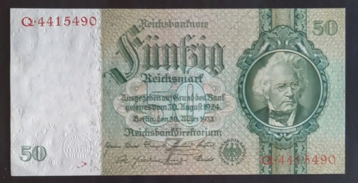 Germania, 50 Reichsmark 1933.