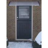 vidaXL Copertină Argintiu Plastic 140070