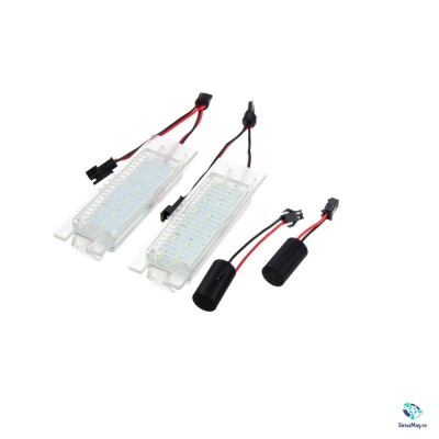 Set 2 Lampi iluminare numar LED pentru Opel Astra H foto
