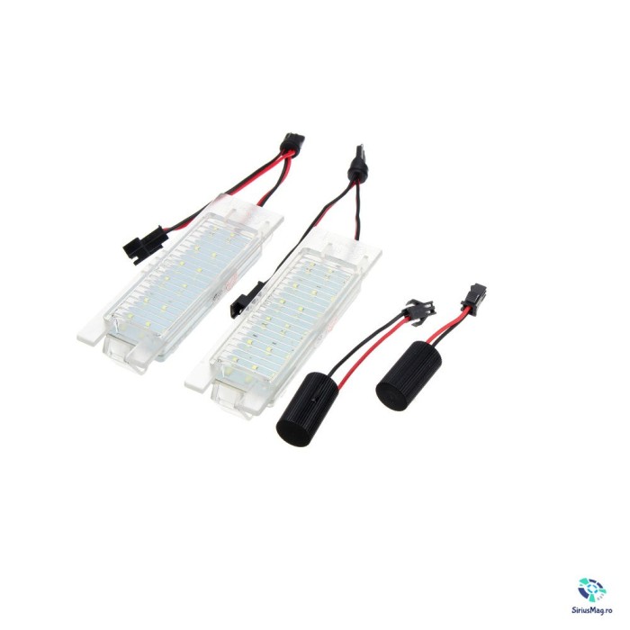 Set 2 Lampi iluminare numar LED pentru Opel Astra H