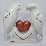 Porumbei - bibelou portelan romanesc vintage