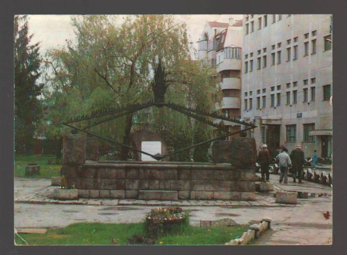 CPIB 23587 CARTE POSTALA - COVASNA. BALTA DRACULUI, CIRCULATA, 1997, STAMPILE, TIMBRU