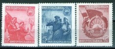 Iugoslavia 1949 - Aniversare Rep.Fed. Macedonia, serie neuzata foto