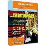 Chestionare pentru obtinerea permisului de conducere auto categoriile C, CE, D, DE. Camioane si autobuze - 2025