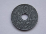 10 CENTIMES 1941 FRANTA-zinc, Europa