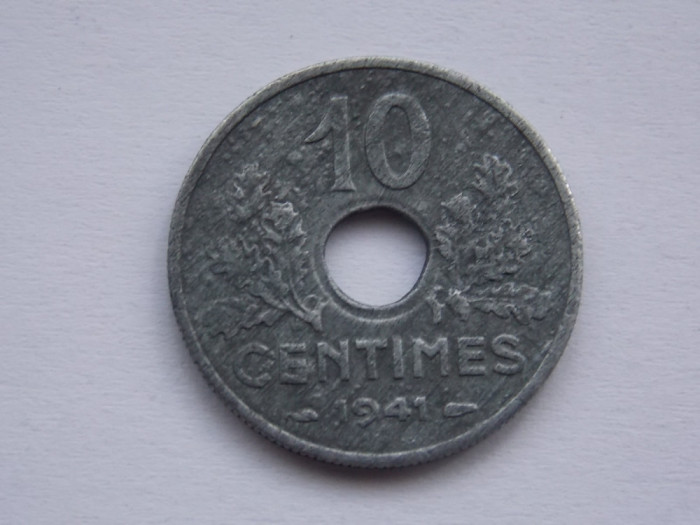 10 CENTIMES 1941 FRANTA-zinc