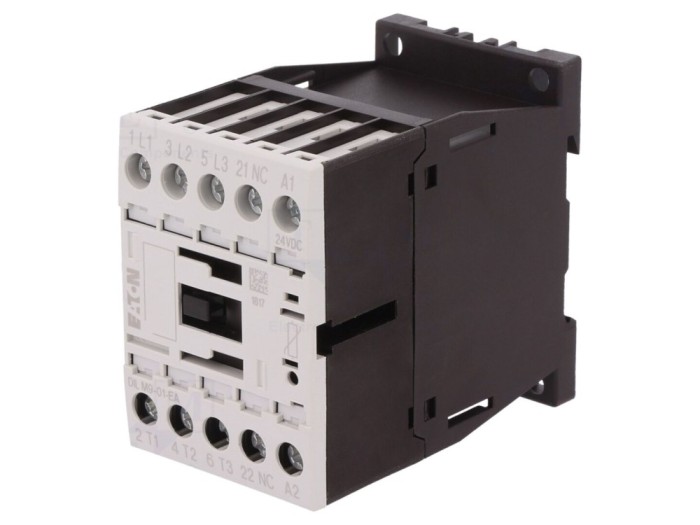 Contactor 3P NO 24VDC 9A 3NC