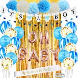 Set 31 baloane si accesorii pentru asteptarea bebelusului It&#039;s a boy