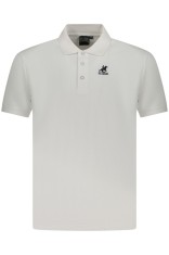 U.S. Grand POLO Tricou polo barbati cu logo brodat, Regular fit, alb (Marime: L) foto