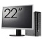 Pachet Calculator HP 400 G1 SFF, Intel Core i5-4570 3.20GHz, 8GB DDR3, 1TB SATA, DVD-RW + Monitor 22 Inch