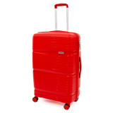 Troler Waves, Rosu, 76x48x29 cm ComfortTravel Luggage, Ella Icon